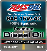 AMSOIL Diesel 15w-40 synthetic motor oil